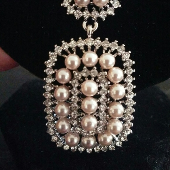 Cezanne silver with pearls/rhinestones - Picture 2 of 4